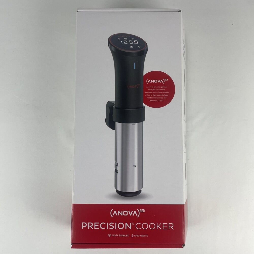 Anova Precision Cooker 2.0 WiFi 1000 Watts RED Culinary Tool Open Box New